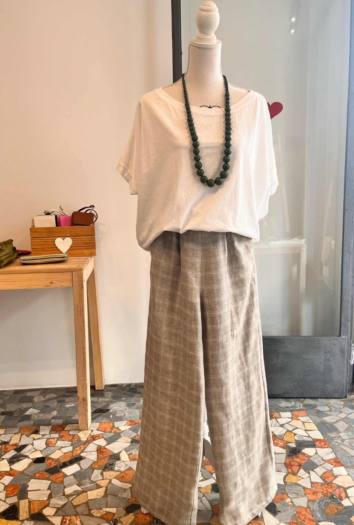 Pantalone quadro "Elena"