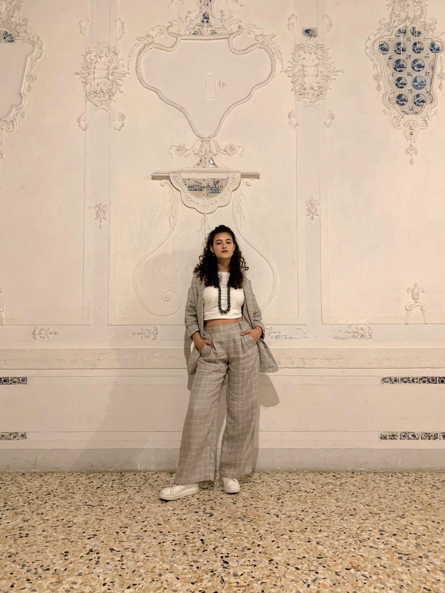 Pantalone quadro "Elena"