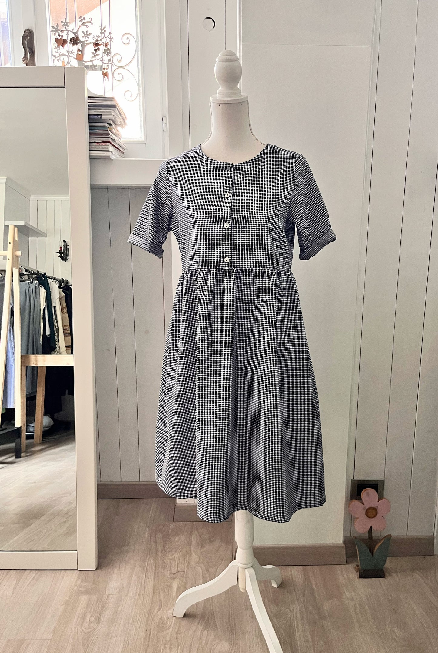 Abito micro pois "Silvia"