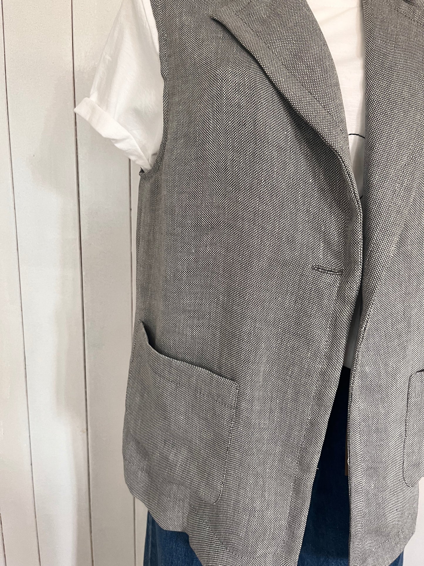 Gilet lino "Roby"