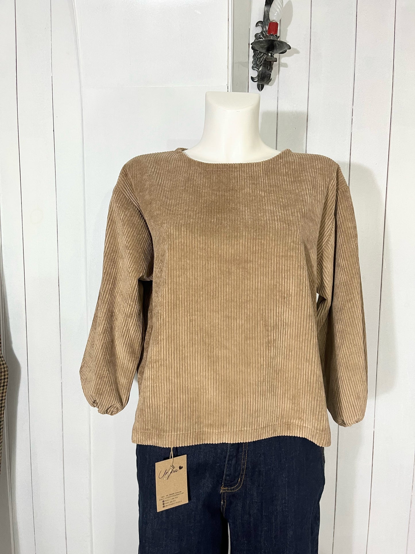 Maglia "Scatola" velluto