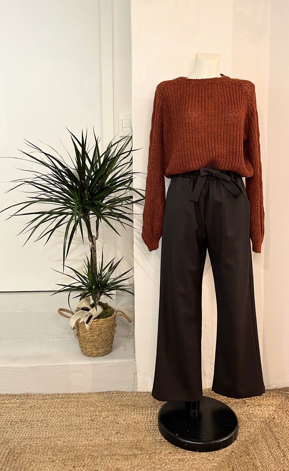 Pantalone fresco di lana