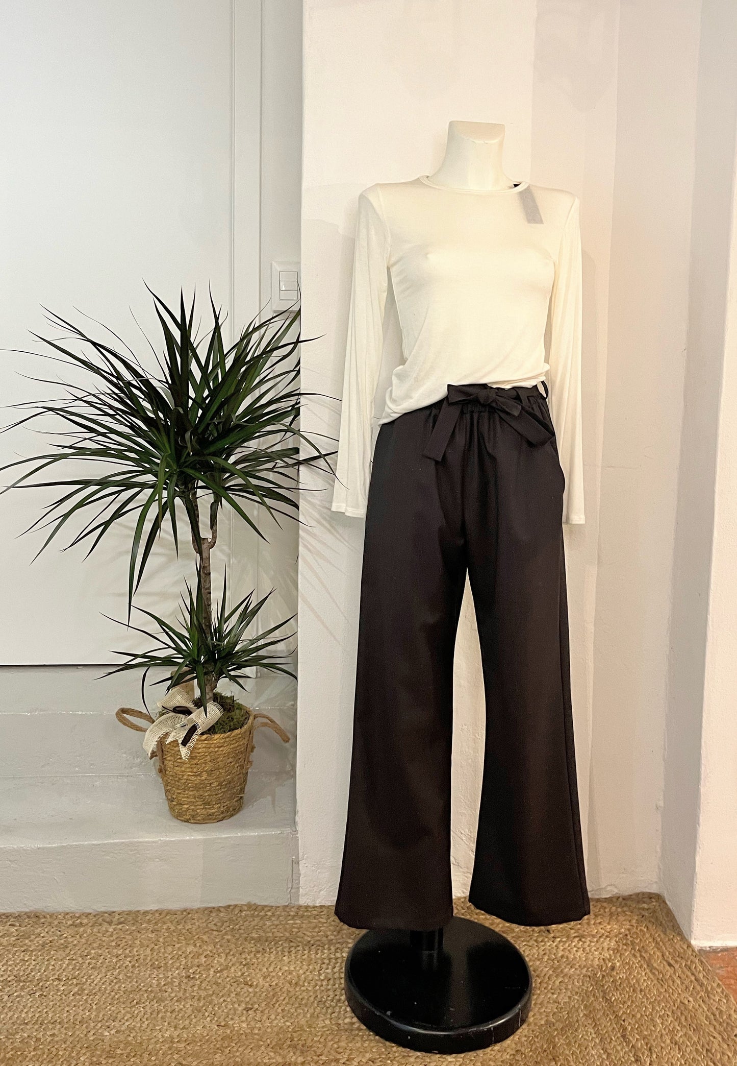 Pantalone fresco di lana