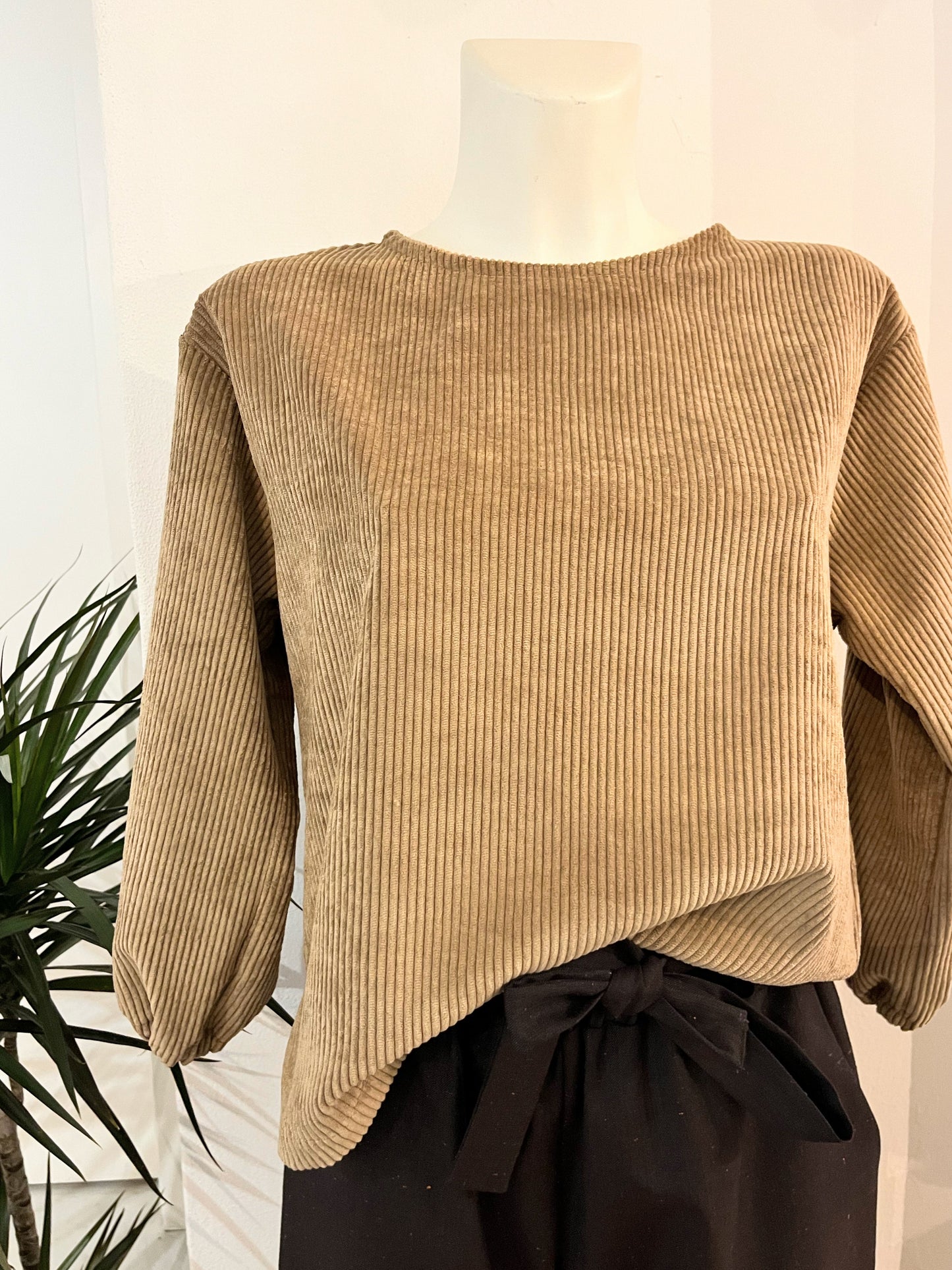 Maglia "Scatola" velluto
