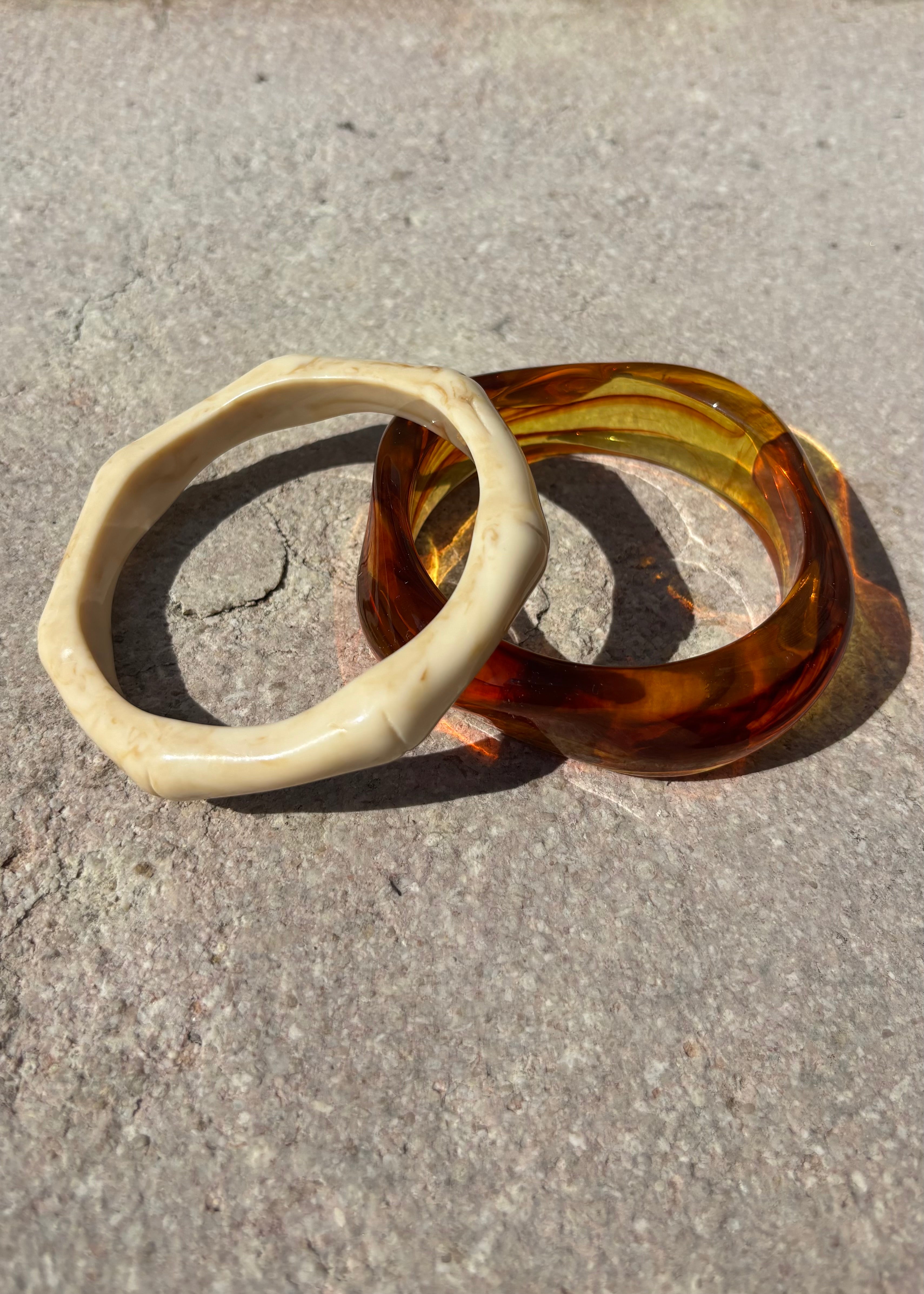 Bracciali resina Ambra