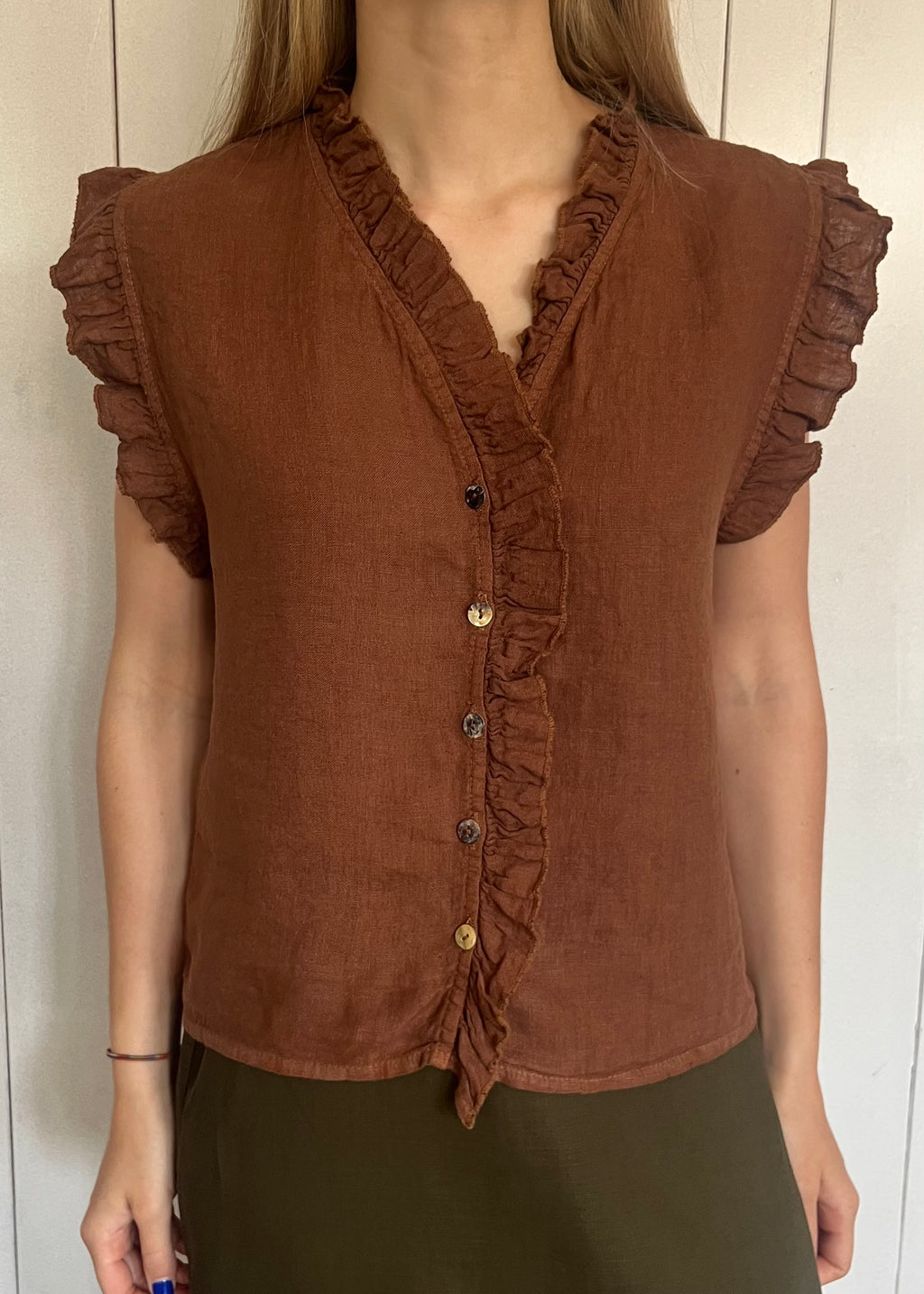 Blusa Rouches