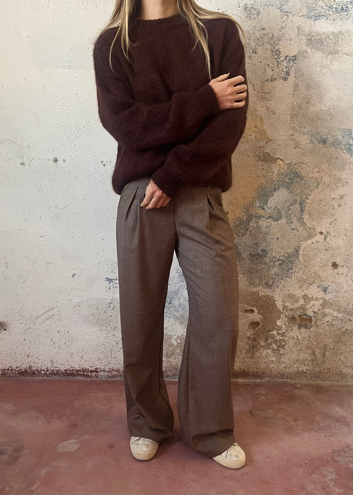 Pantalone Essenza Pied de Poule