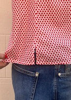 Top pois rosso