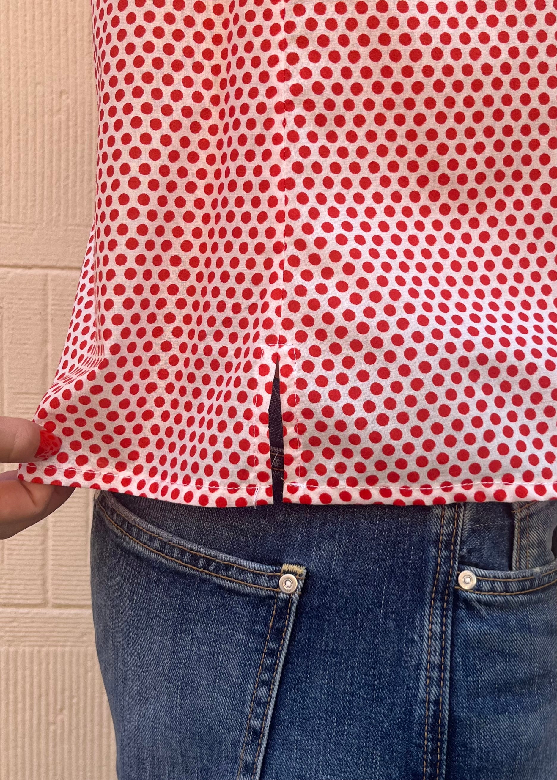 Top pois rosso