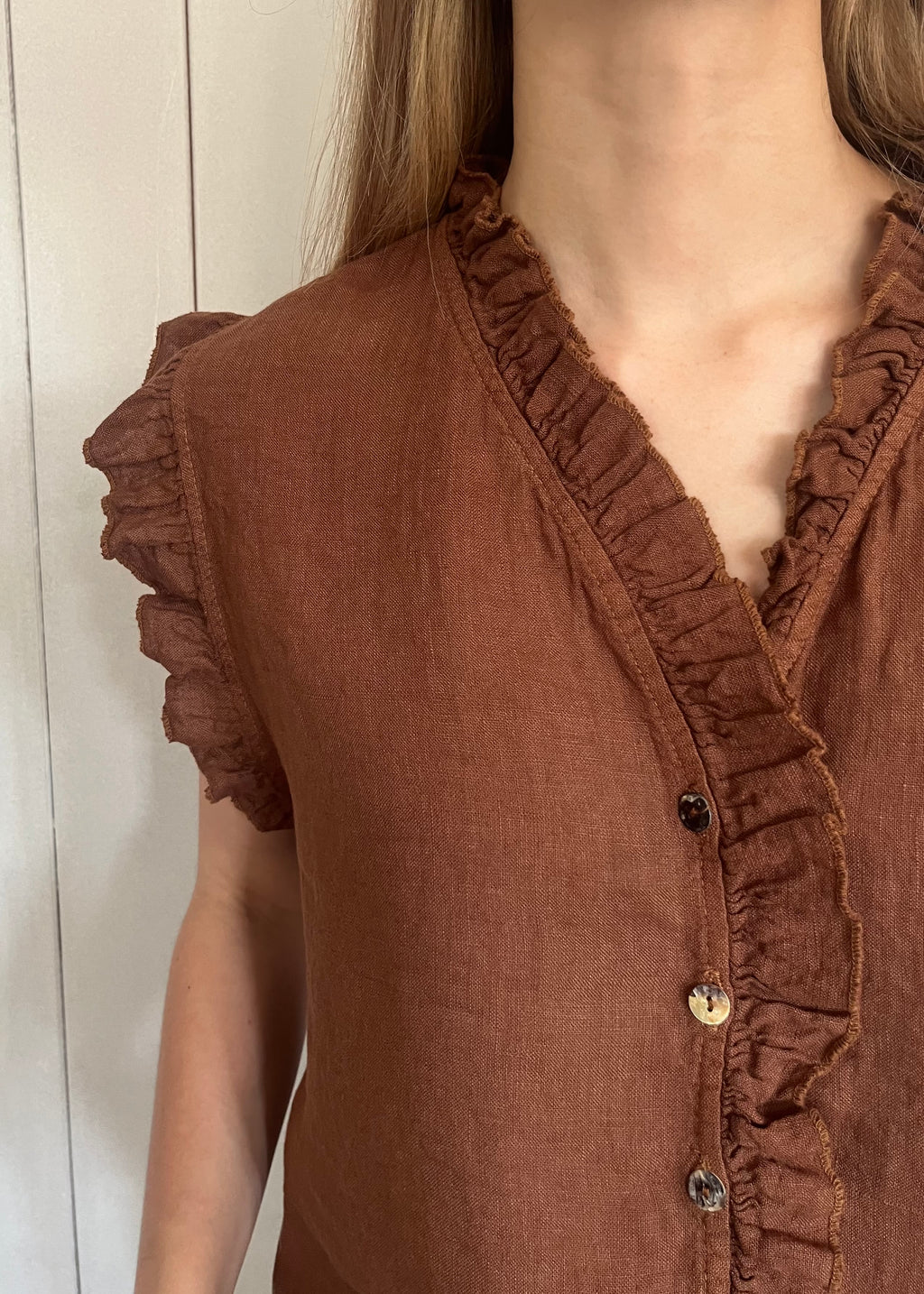 Blusa Rouches