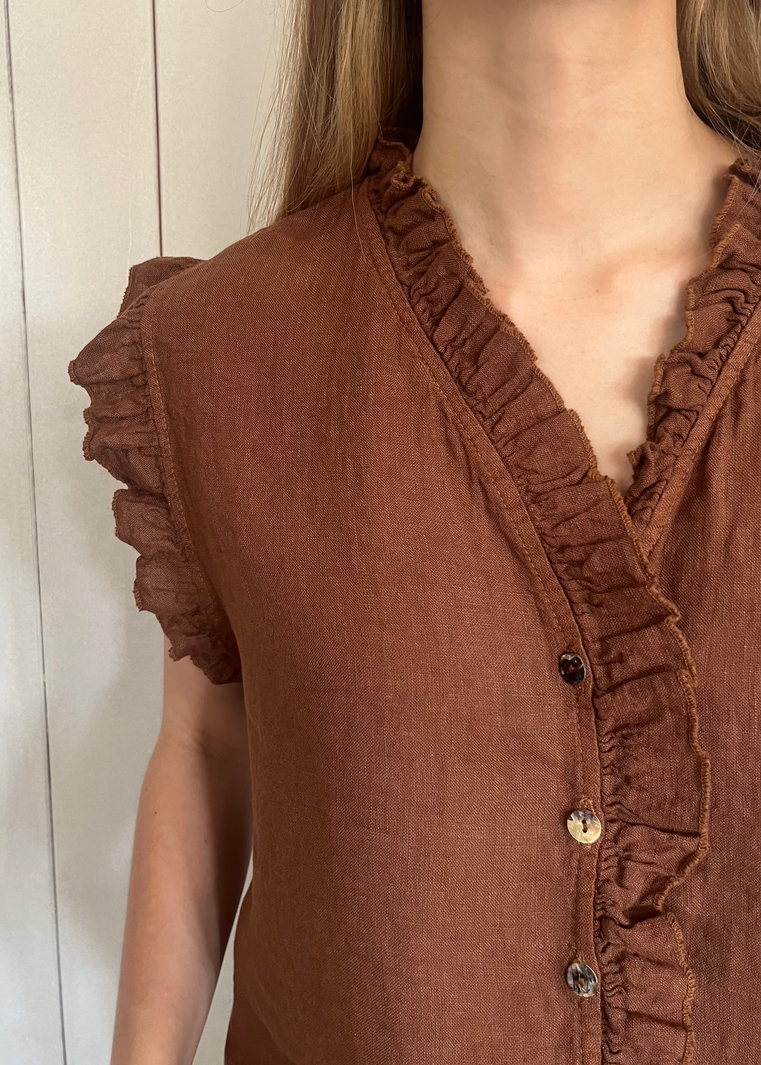 Blusa Rouches