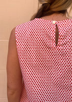 Top pois rosso