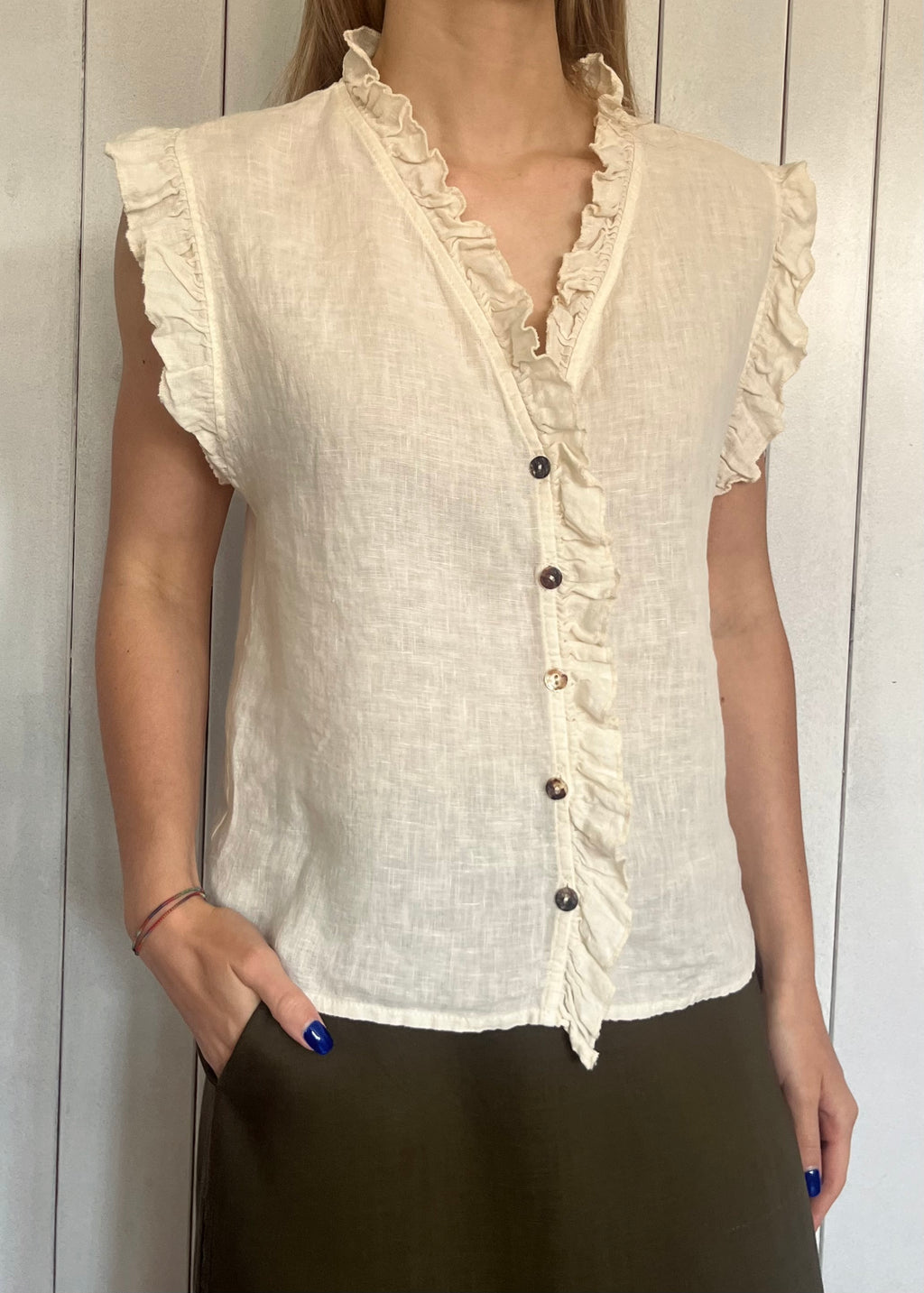 Blusa Rouches