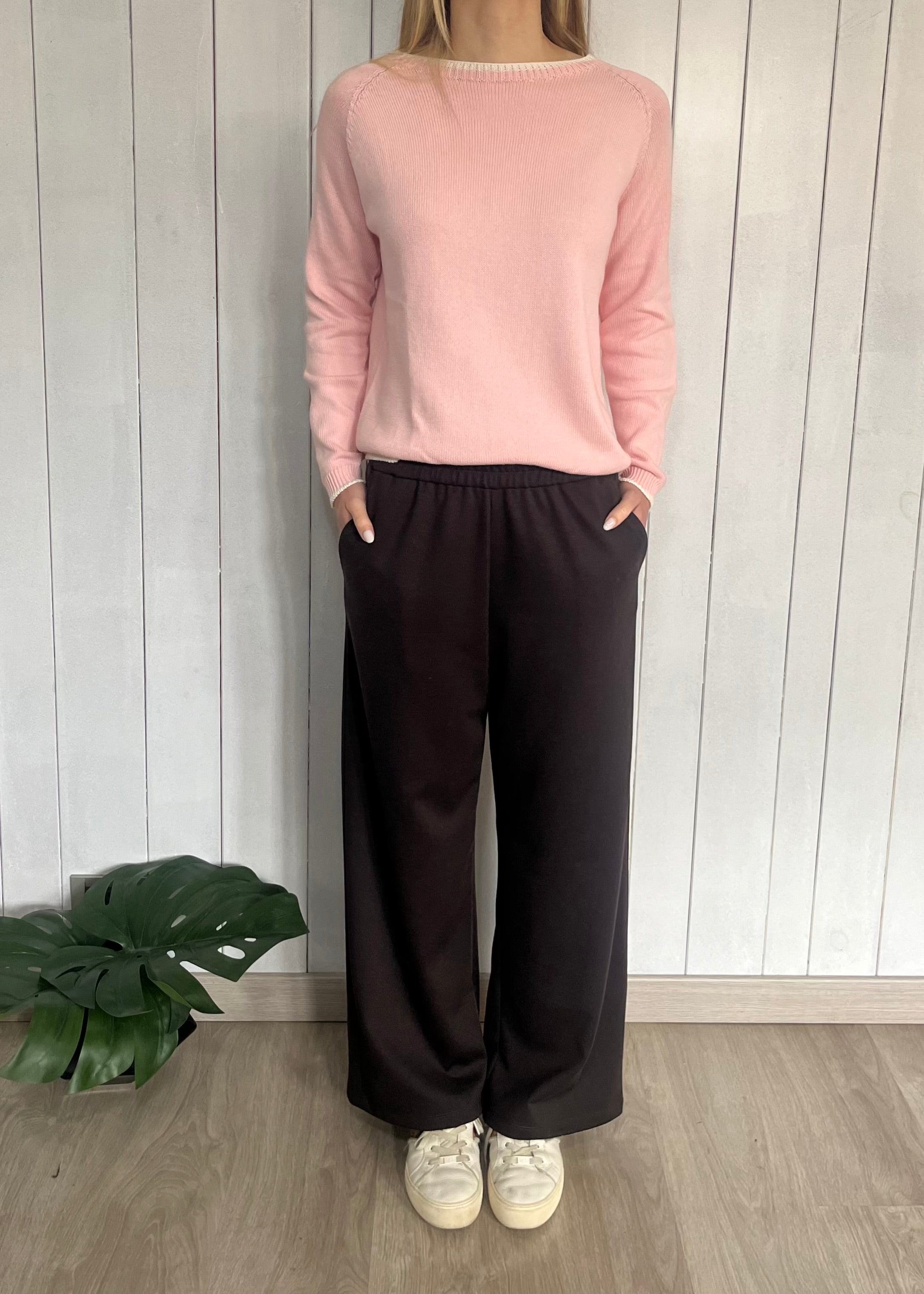 Pantaloni Soft Marrone
