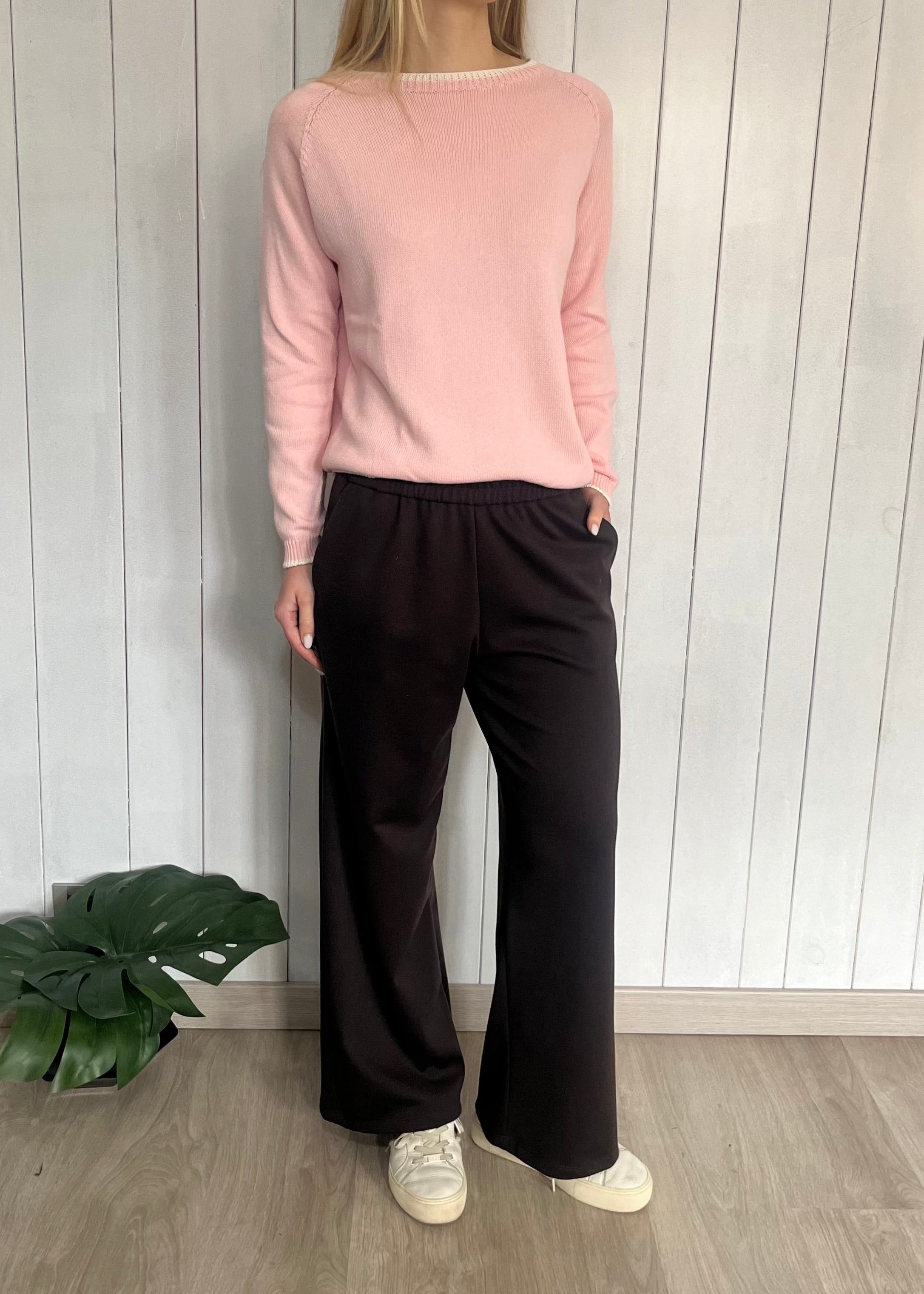 Pantaloni Soft Marrone