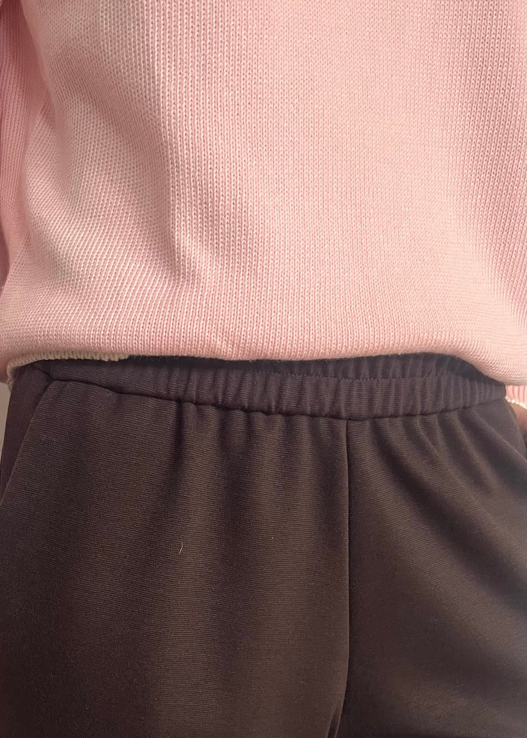 Pantaloni Soft Marrone