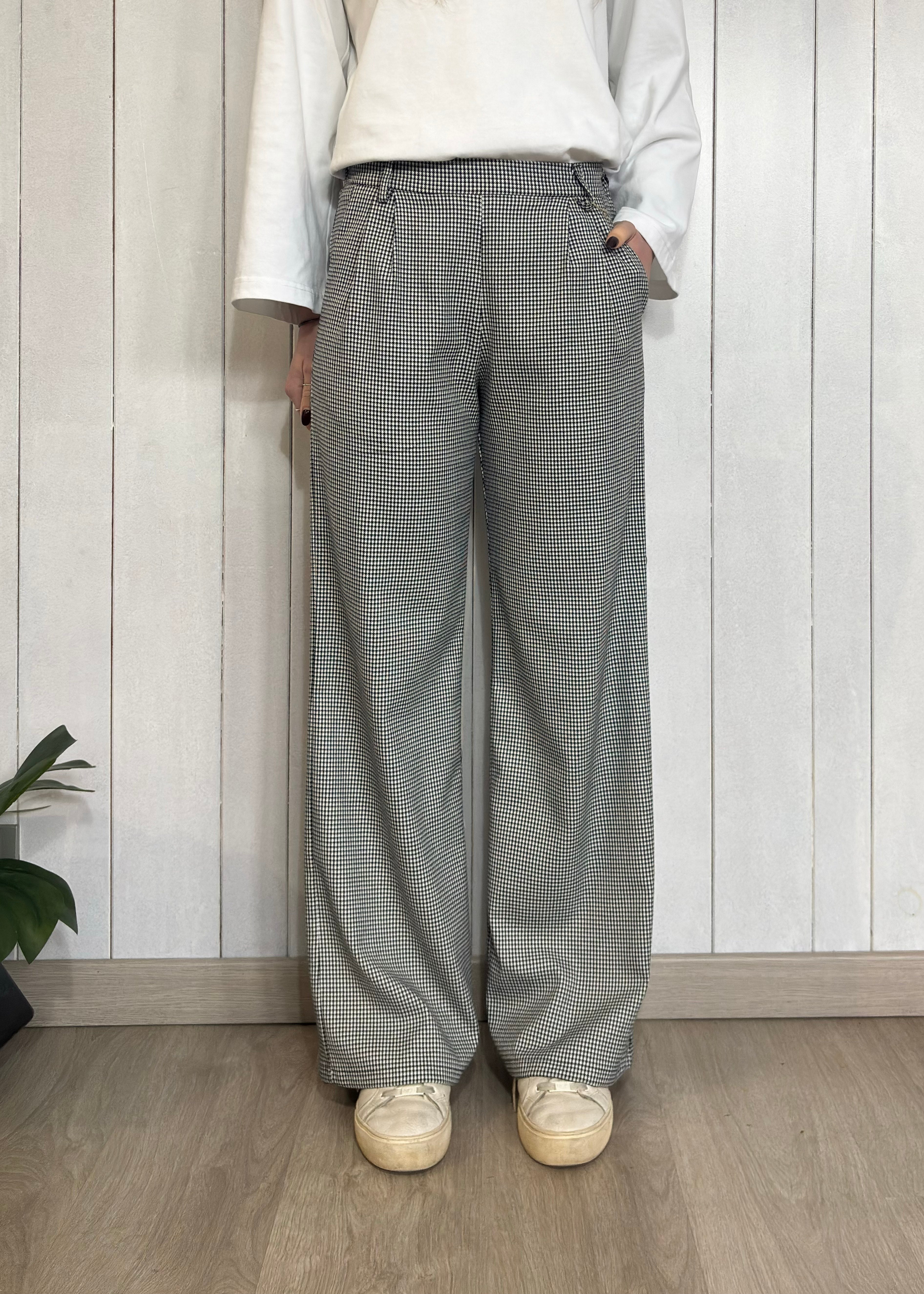 Pantalone Essenza Pied de Poule