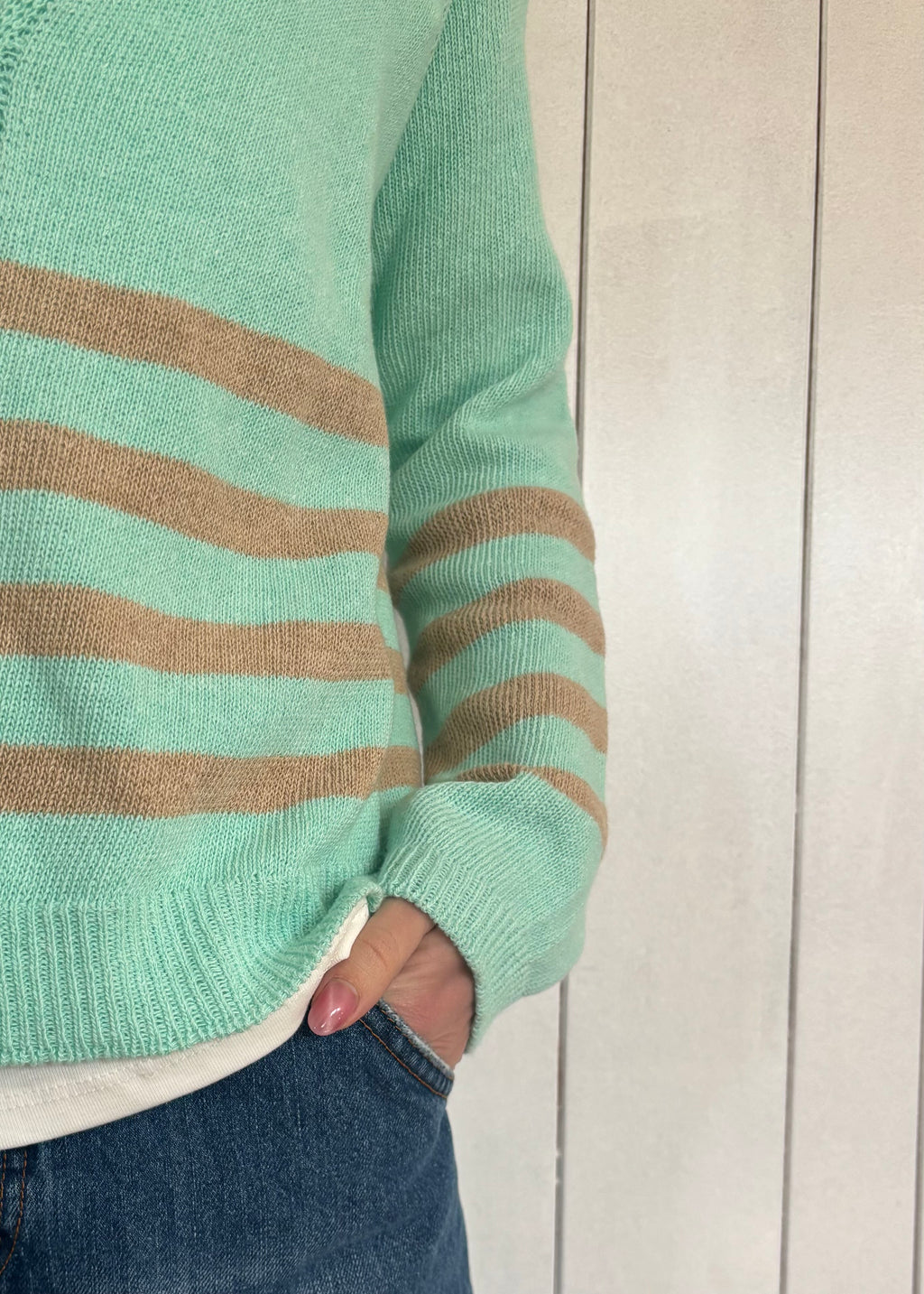Cardigan Contrasto