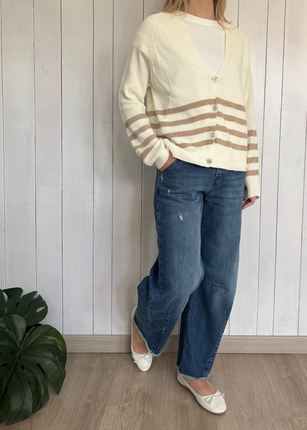 Cardigan Contrasto