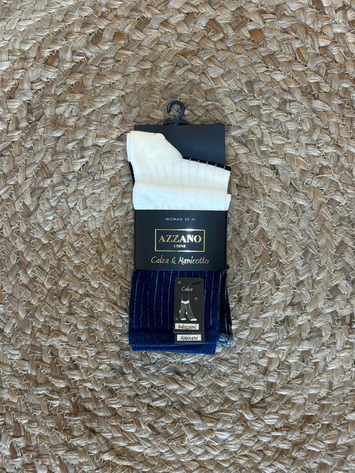 Set Manicotti Calzini Bicolor